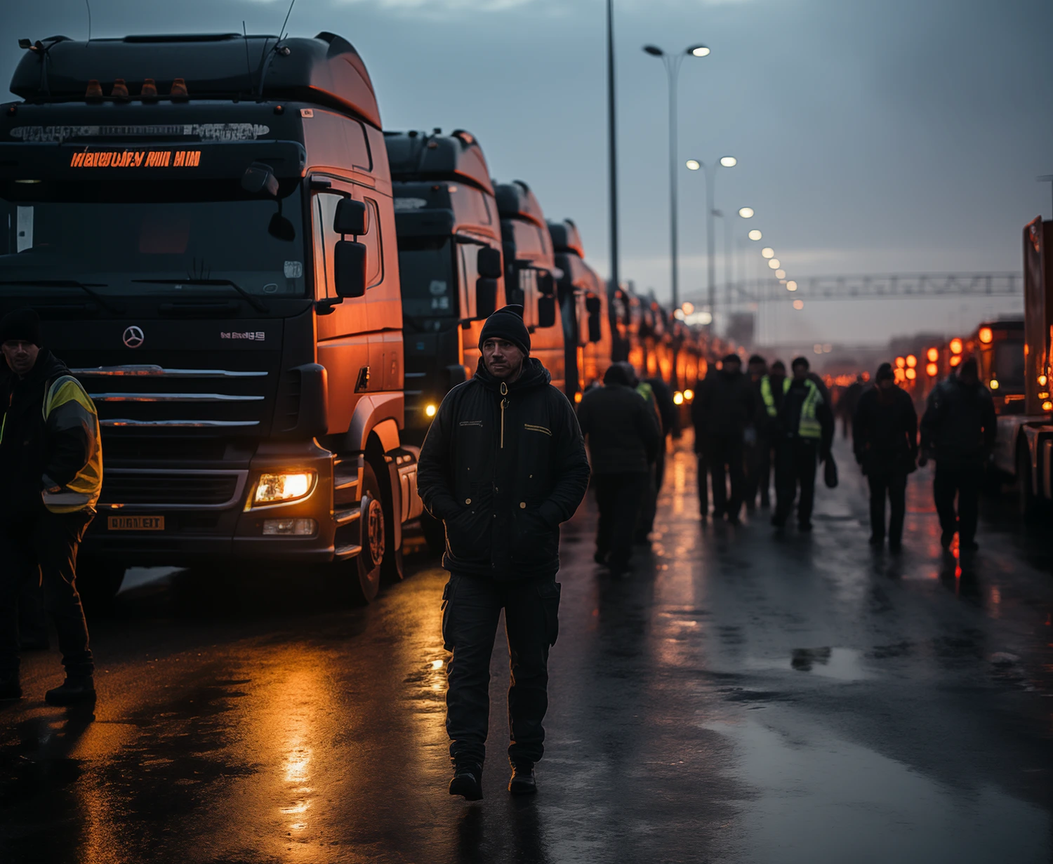 Blockaden an der Polnisch Ukrainischen Grenze